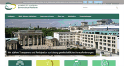 Desktop Screenshot of governance-platform.org